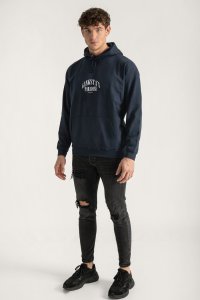 Hoodie in Blue Color with Gangstas Paradise Print