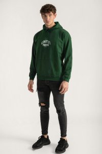Hoodie in Green Color with Gangstas Paradise Print