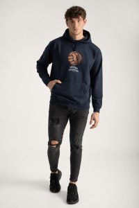 Hoodie in Blue Color with Passionate Ultras Print