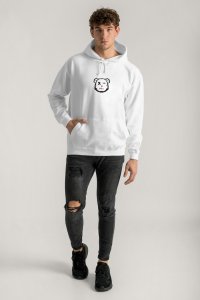 Hoodie in White Color with Dare To Dream Print