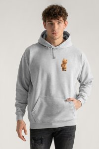 Hoodie in Grey Color with Everyones Got An Opinion Print