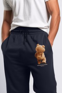 Jogger in Blue color with Teddys Opinion stamp