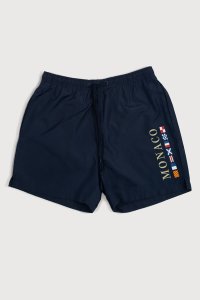 Swimming Shorts in Blue Color with Monte Carlo Print