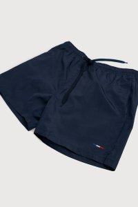 Swimming Shorts in Blue Color with French Stripe Print