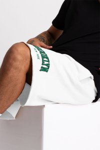 Shorts in White color with Brooklyn New York stamp