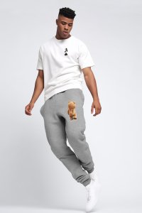 Jogger in Grey color with Teddys Opinion stamp