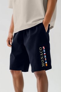 Shorts in Blue color with Monte Carlo stamp