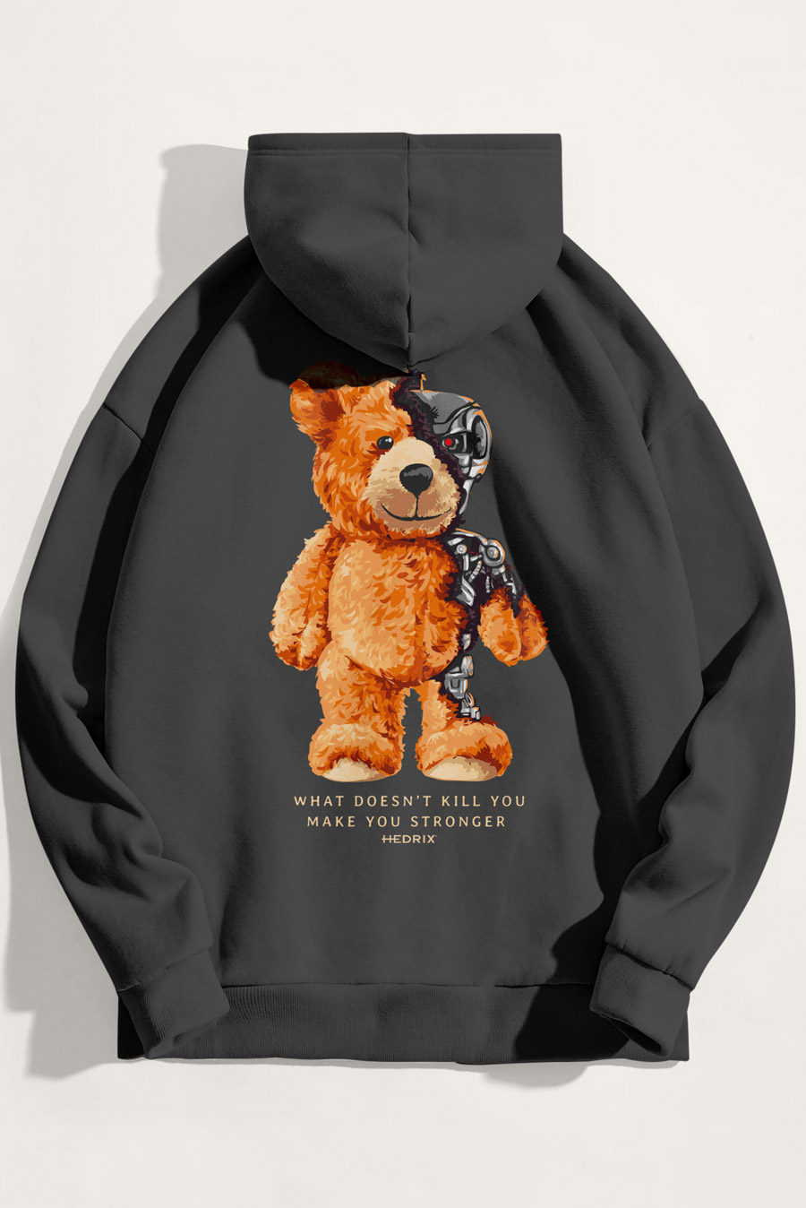Hoodie in Iron Grey Color with Robotic Teddy Print crop1-hoodie_back-isolated-flat-lay-aa-back_g0_iron-gray_0263.jpg