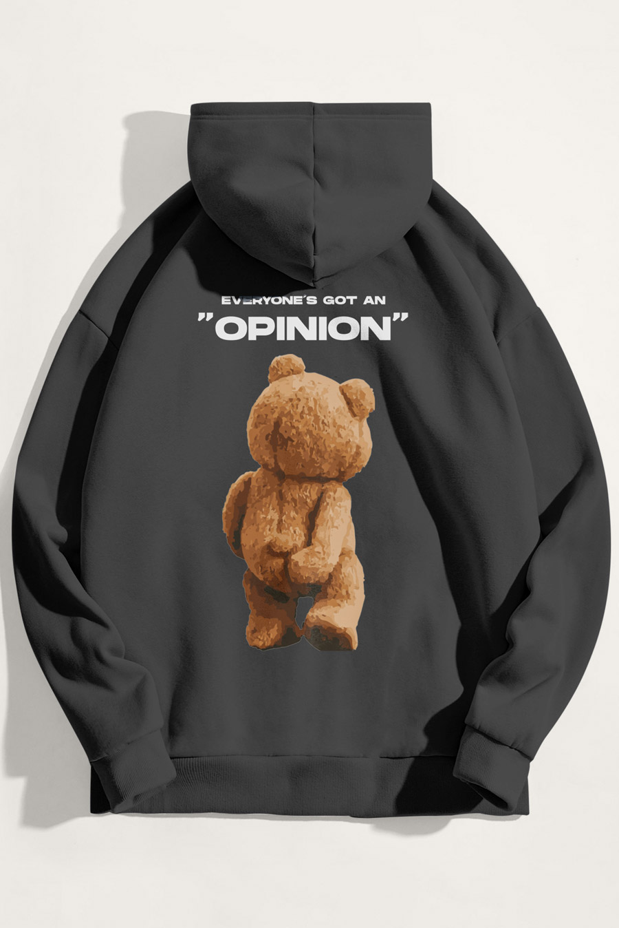 Hoodie in Iron Grey Color with Everyones Got An Opinion Print crop1-hoodie_back-isolated-flat-lay-aa-back_g0_iron-gray_0265.jpg