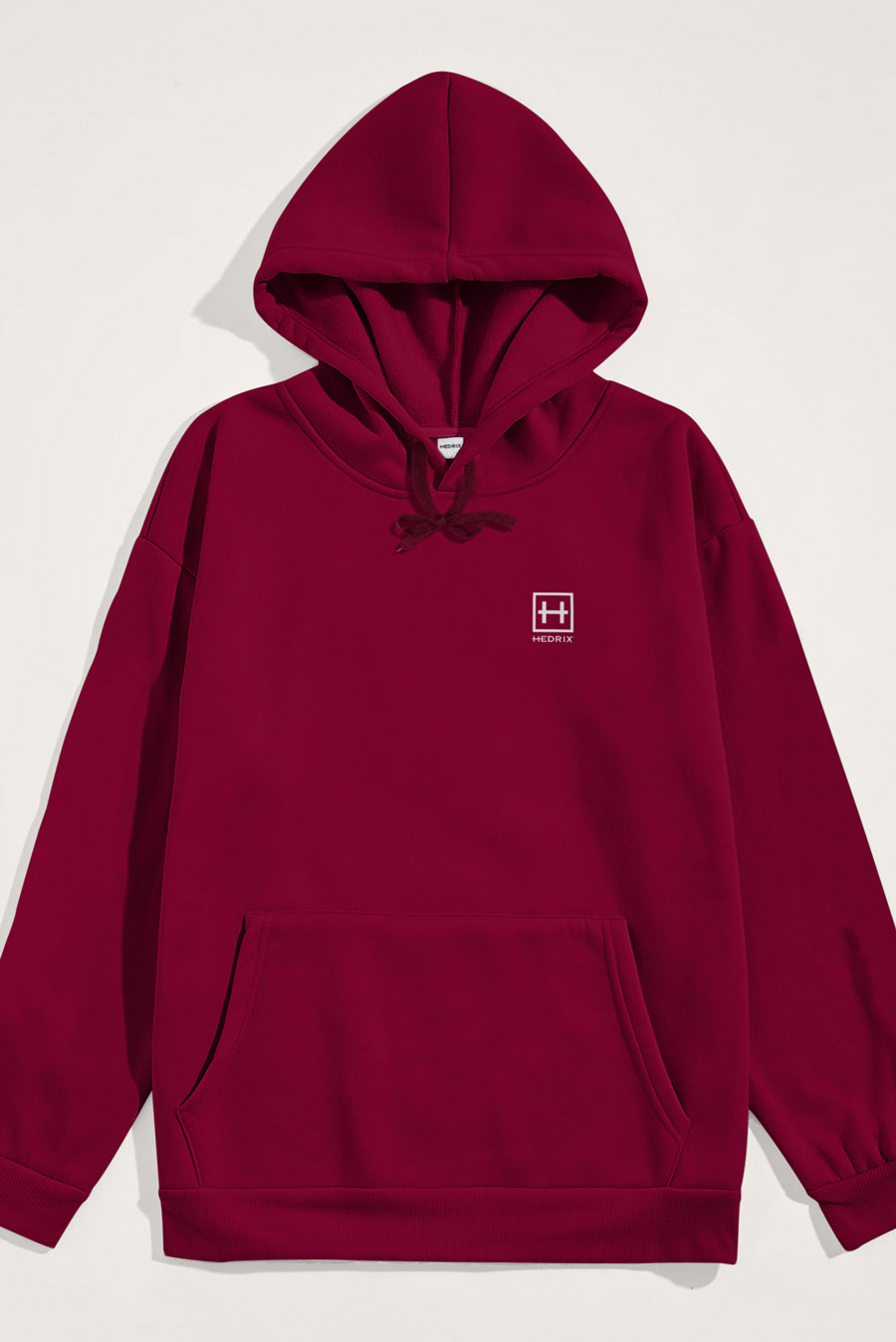 Hoodie in Bordeaux Color with Hedrix Athletic Dept Print crop1-hoodie_front-isolated-flat-lay-aa_g0_burgundy_0248.jpg