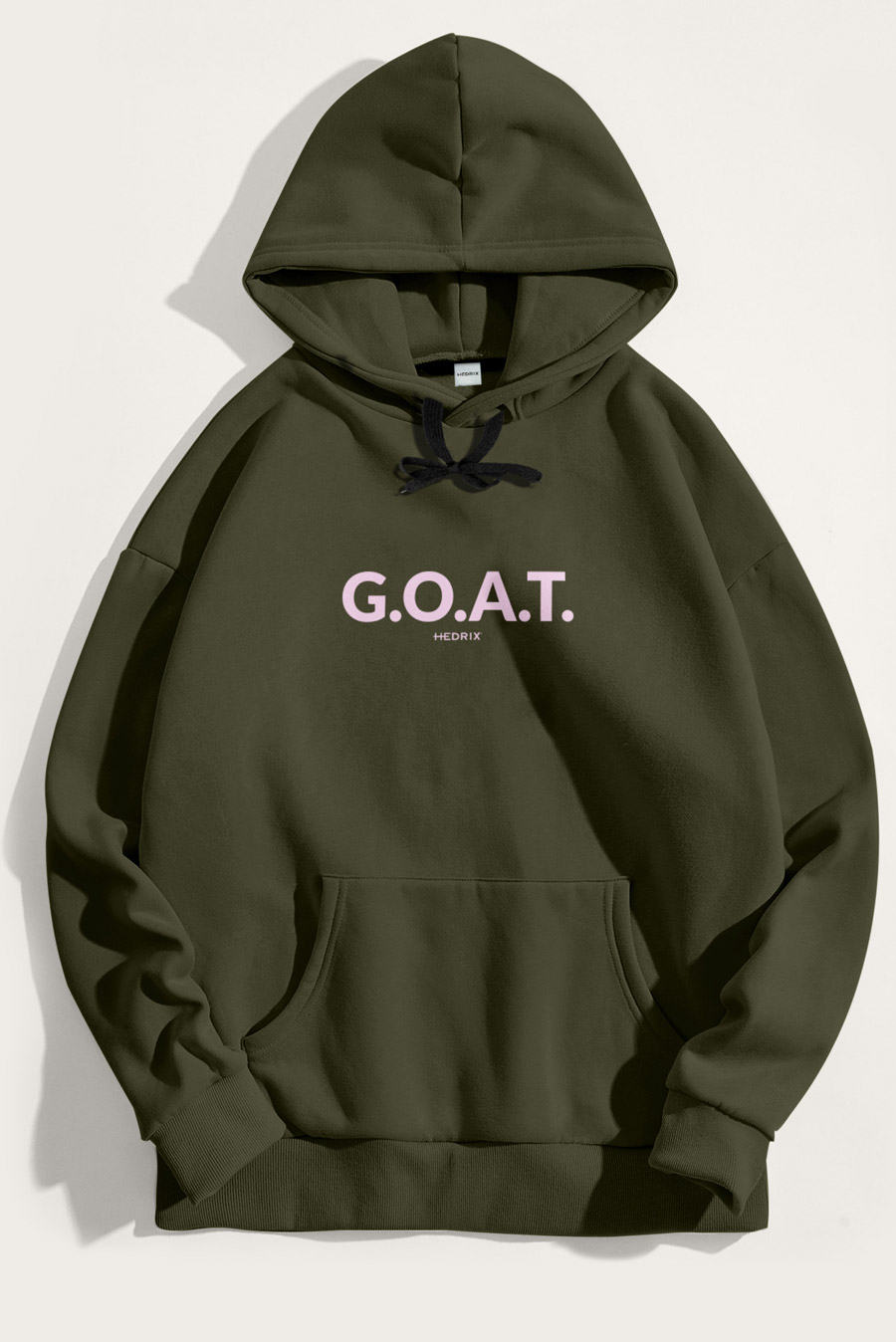 Hoodie in Khaki Color with Goat Print crop1-hoodie_front-isolated-flat-lay-aa_g0_xaki_0238.jpg