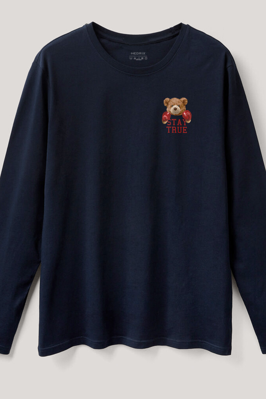Long Sleeve T-shirt in Blue Color with Boxer Teddy Print crop1-longsleeve_front-isolated-flat-lay-aa_g0_blue_0246.jpg