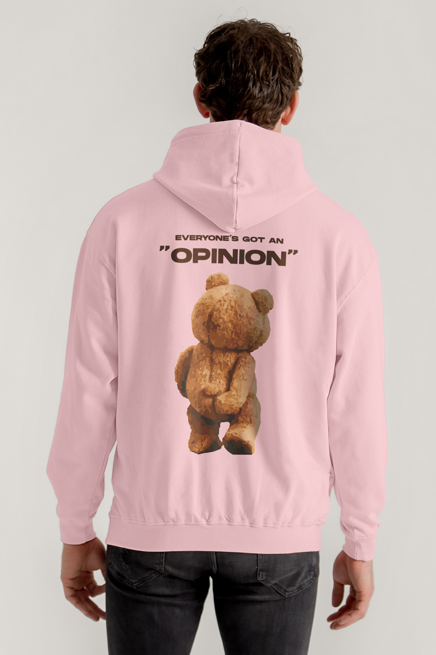 Hoodie in Pink Color with Everyones Got An Opinion Print crop2-hedrix-hoodies-xf_g9_pink_0265.jpg