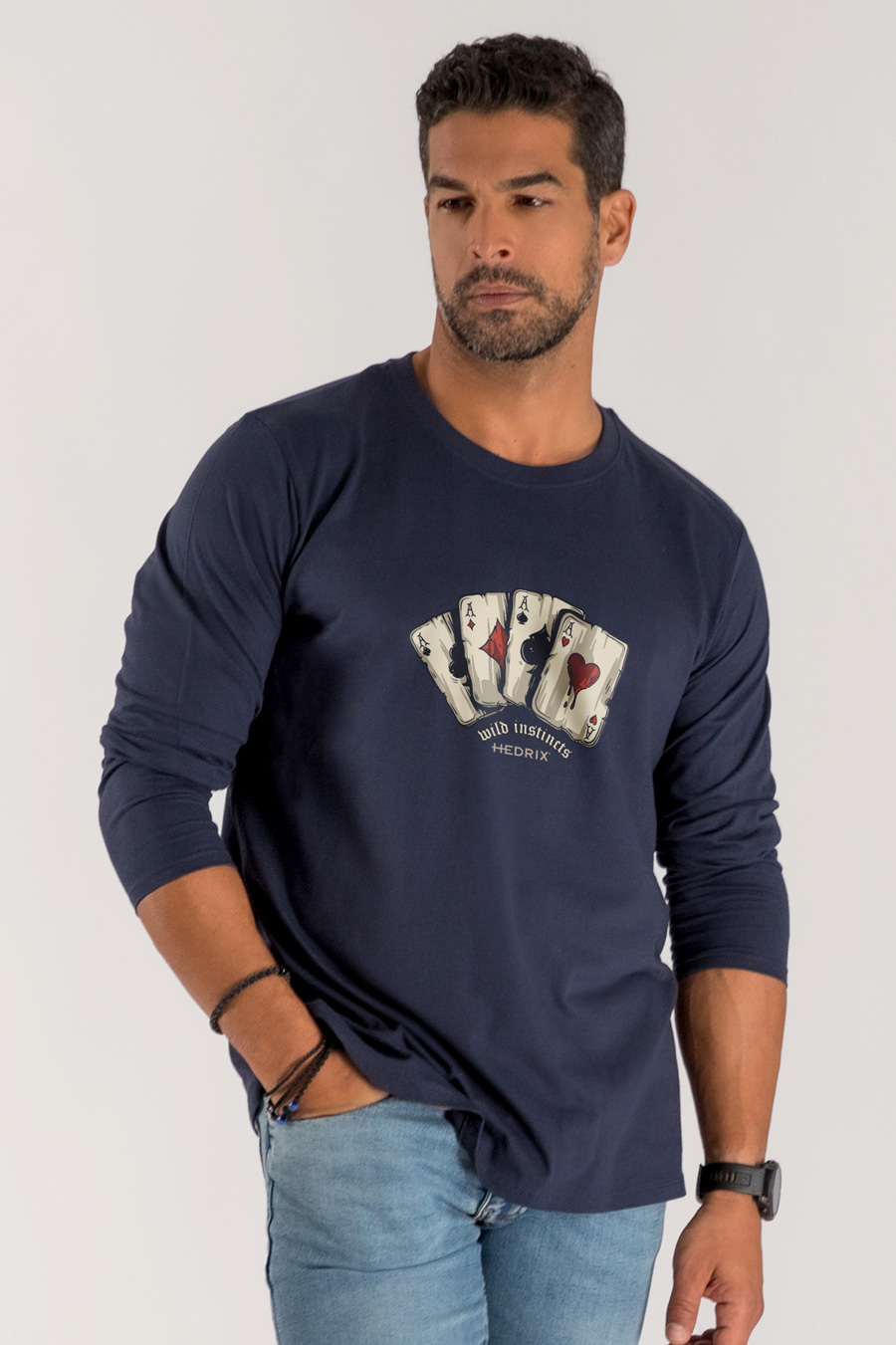 Long Sleeve T-shirt in Blue Color with Wild Cards Print crop2-hedrix-longsleeve-ac_g7_blue_0200.jpg