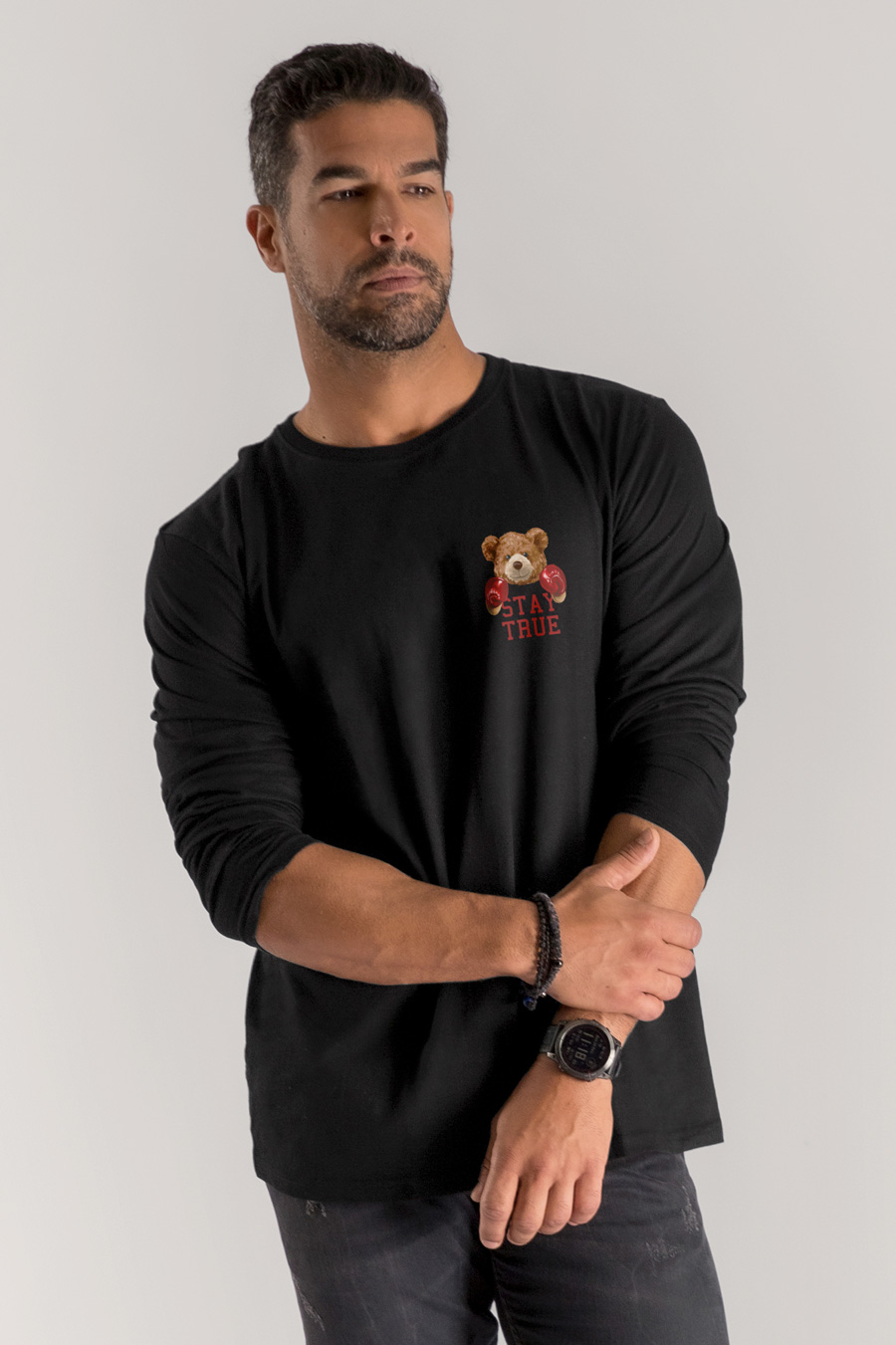 Long Sleeve T-shirt in Black Color with Boxer Teddy Print crop2-hedrix-longsleeve-ae_g7_black_0246.jpg