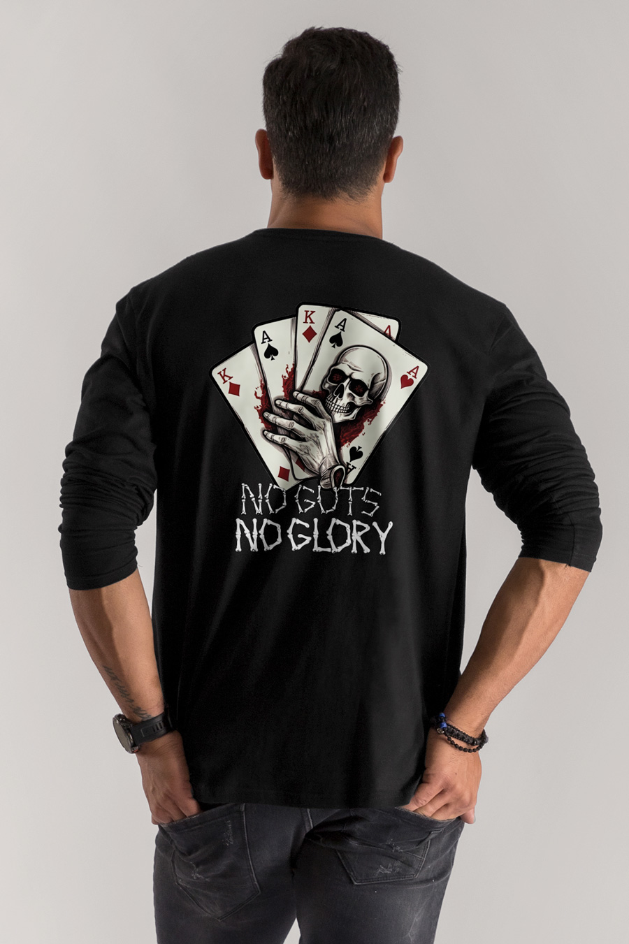 Long Sleeve T-shirt in Black Color with No Guts No Glory Print crop2-hedrix-longsleeve-an_g7_black_0249.jpg