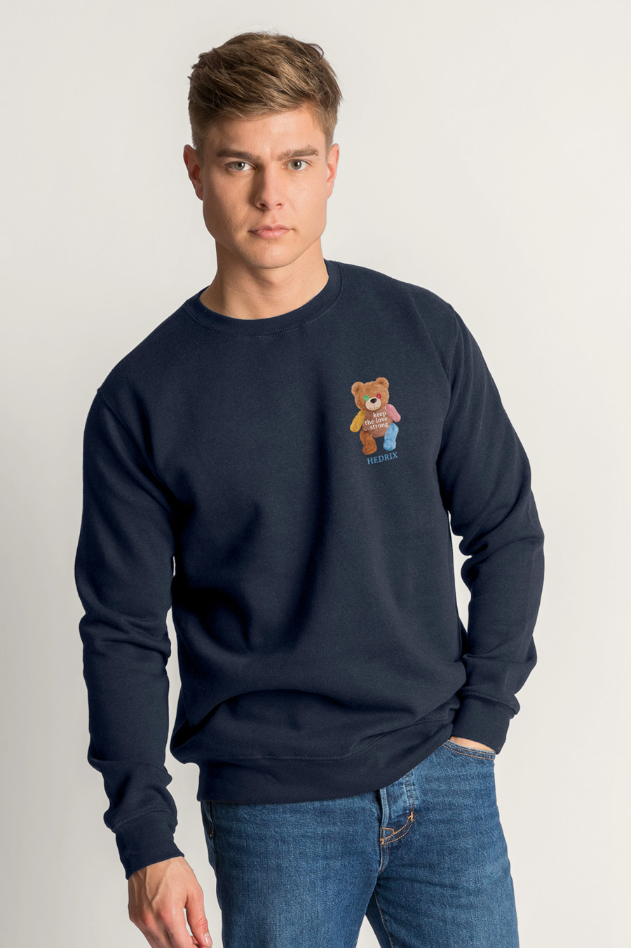Sweatshirt in Blue Color with Lovely Teddy Print crop2-hedrix-sweatshirt-ab_g6_blue_0262.jpg