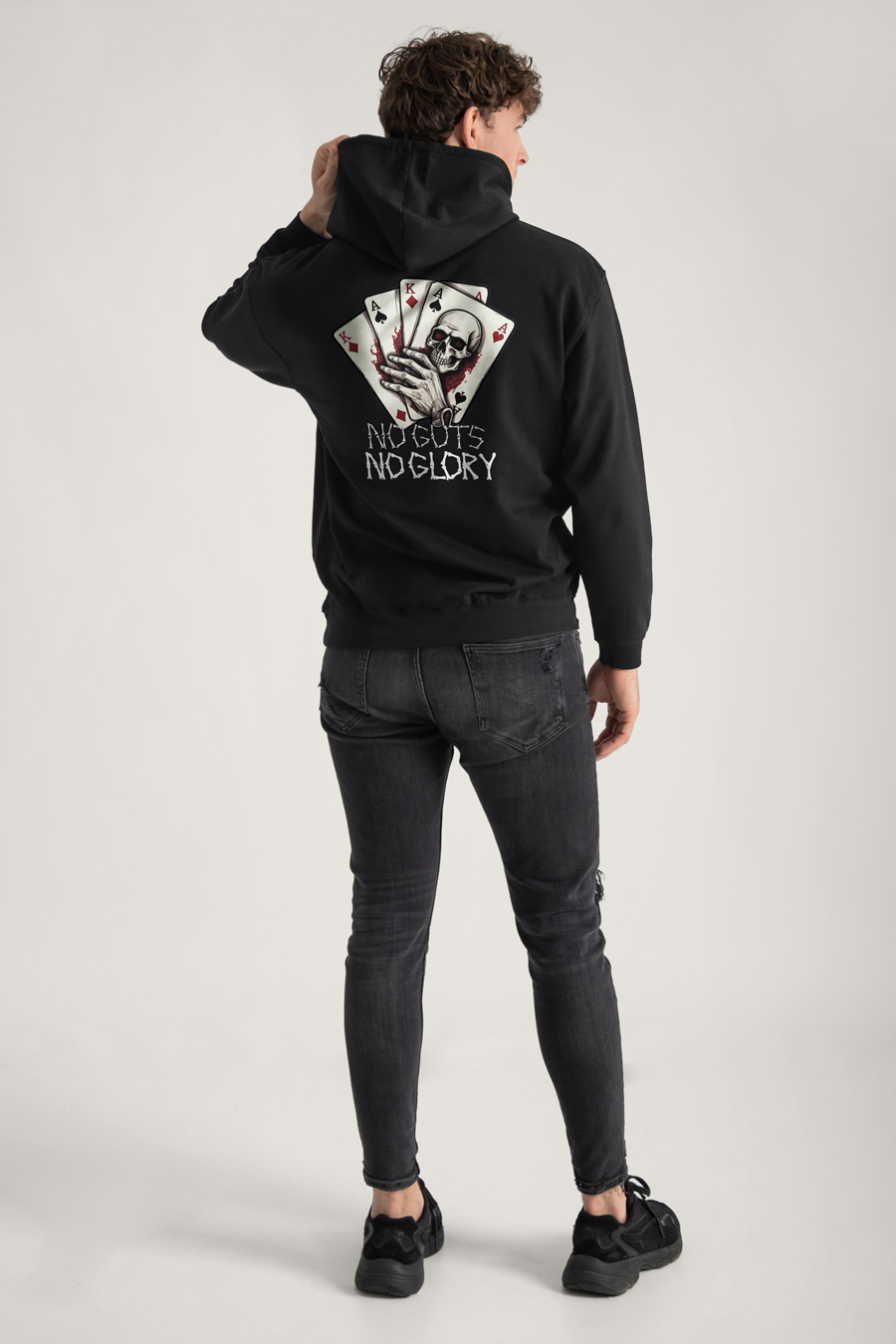 Hoodie in Black Color with No Guts No Glory Print full-hedrix-hoodies-xj_g9_black_0256.jpg