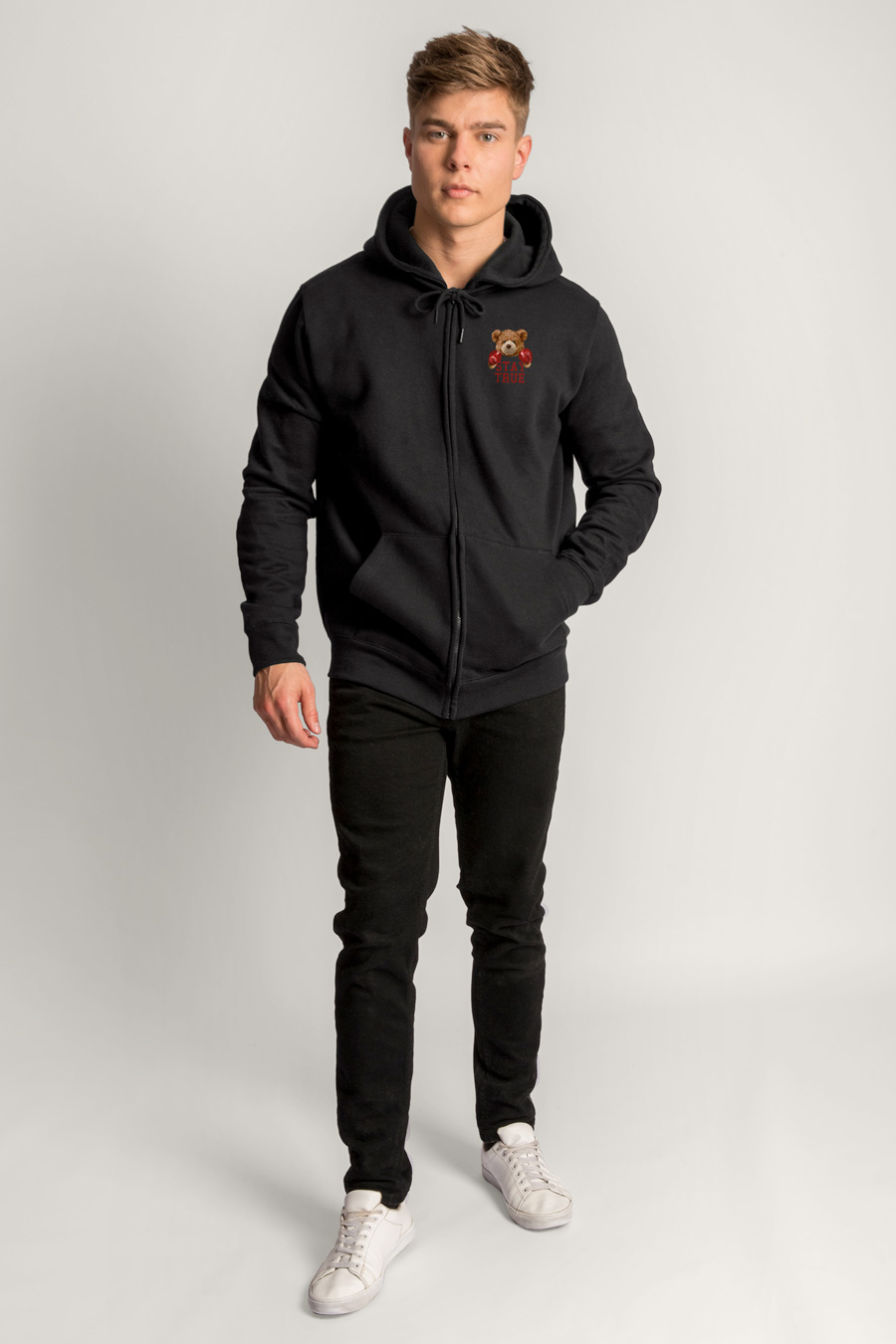 Zip-Up Hoodie in Black color with Boxer Teddy stamp full-hedrix-zippers-ab_g6_black_0109.jpg