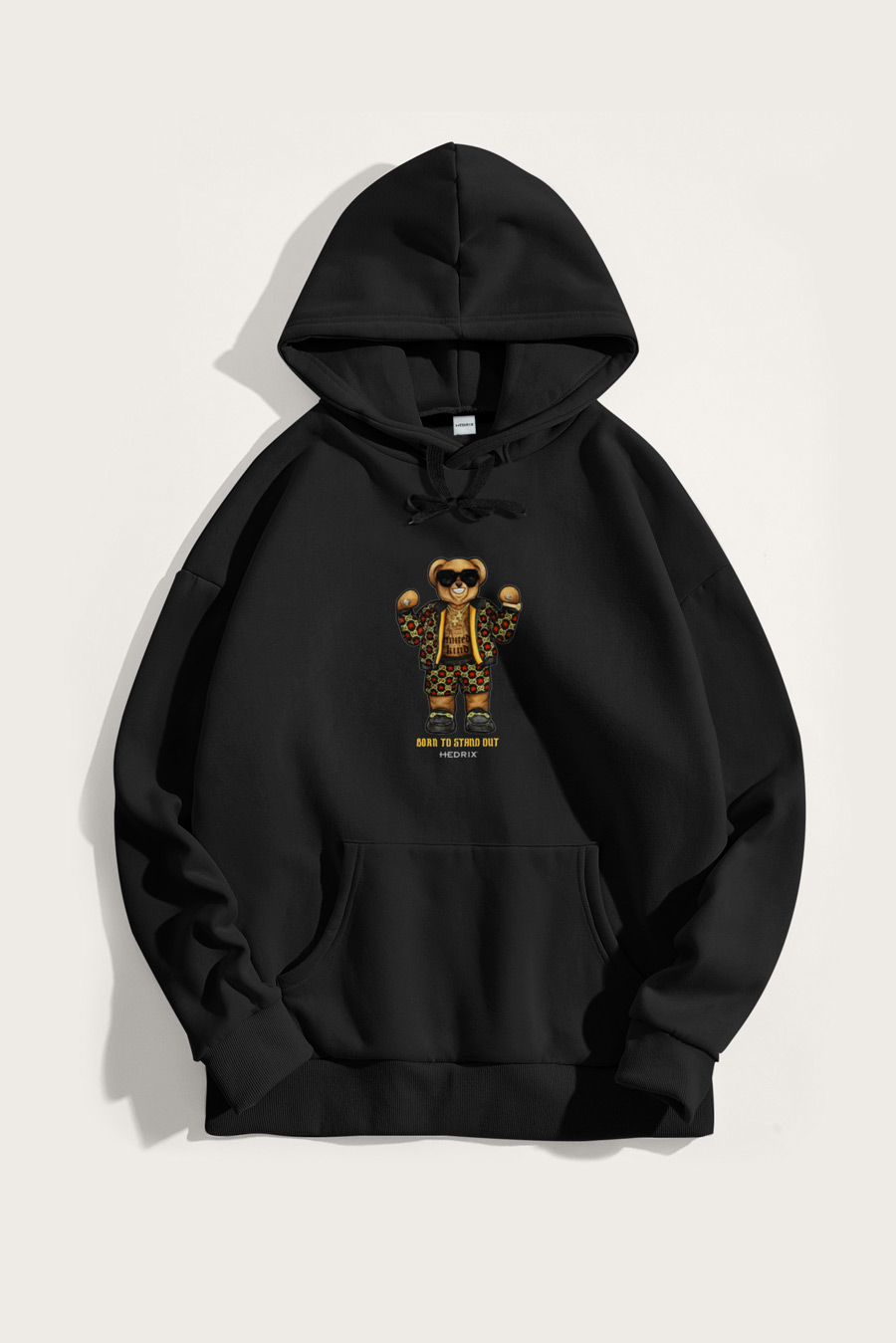 Hoodie in Black Color with Rich Flex Teddy Print full-hoodie_front-isolated-flat-lay-aa_g0_black_0210.jpg