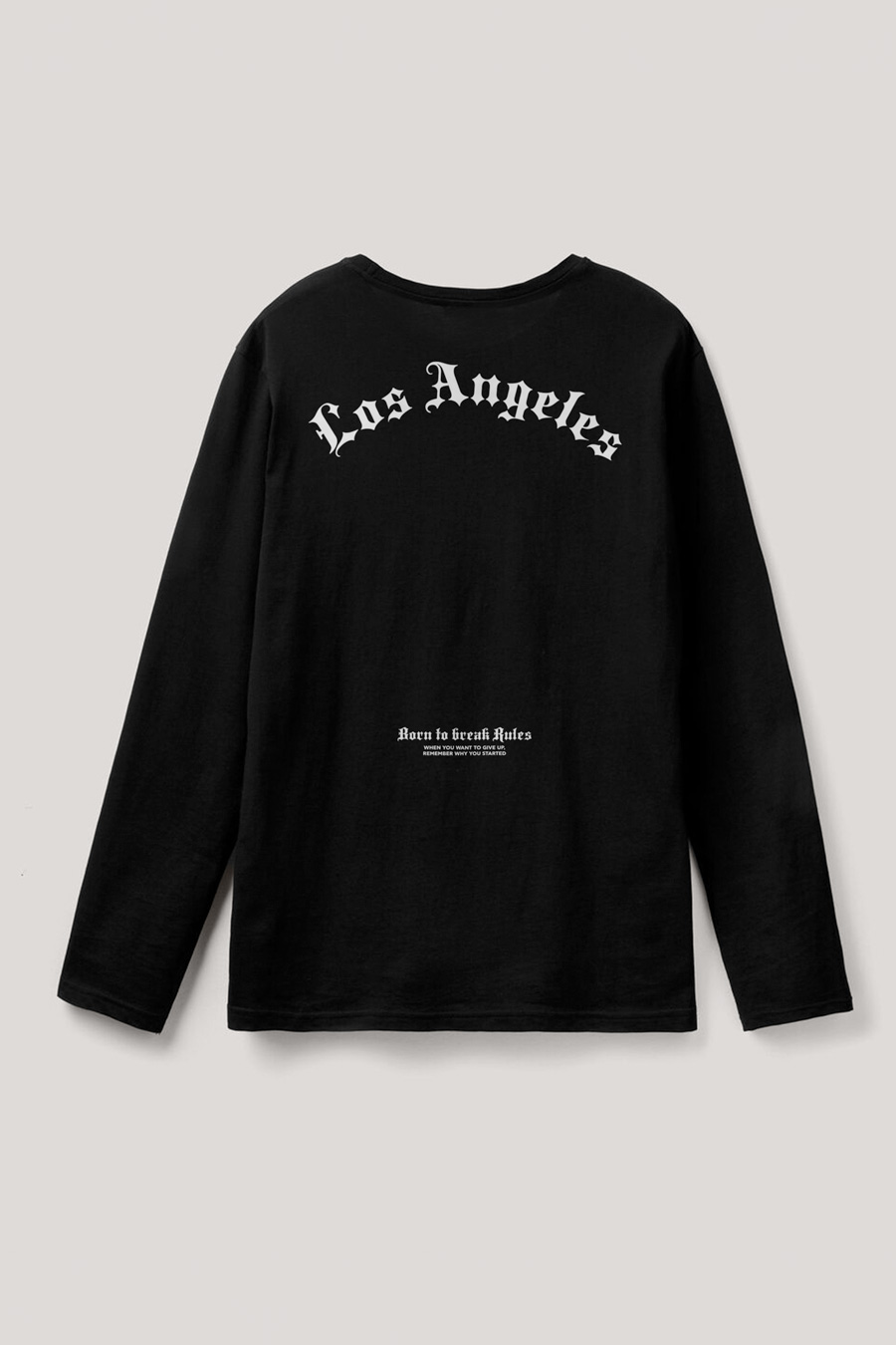 Long Sleeve T-shirt in Black Color with LA Rules Print full-longsleeve_back-isolated-flat-lay-aa-back_g0_black_0267.jpg