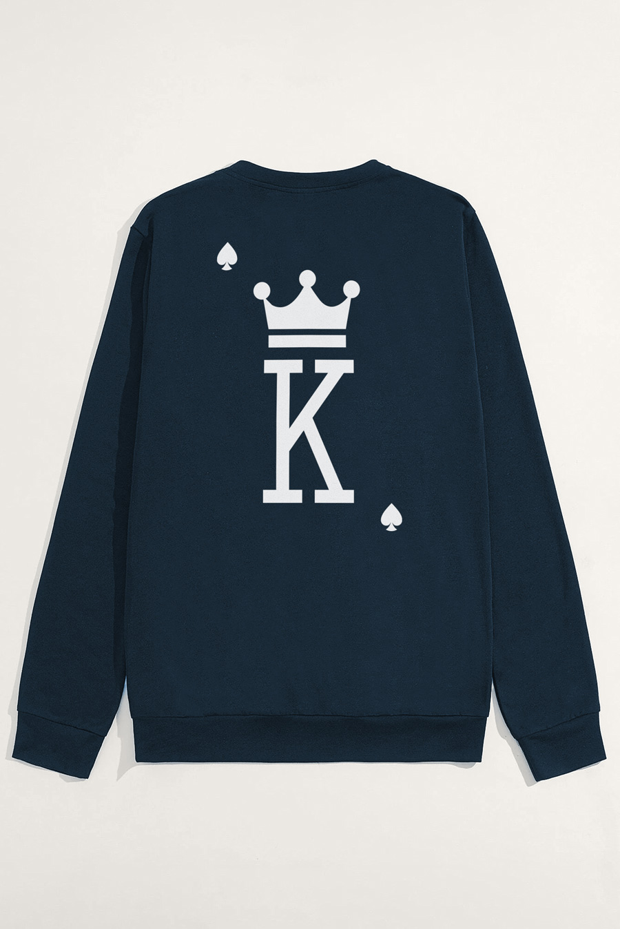 Sweatshirt in Blue Color with King Print full-sweatshirt_back-isolated-flat-lay-aa-back_g0_blue_0275.jpg
