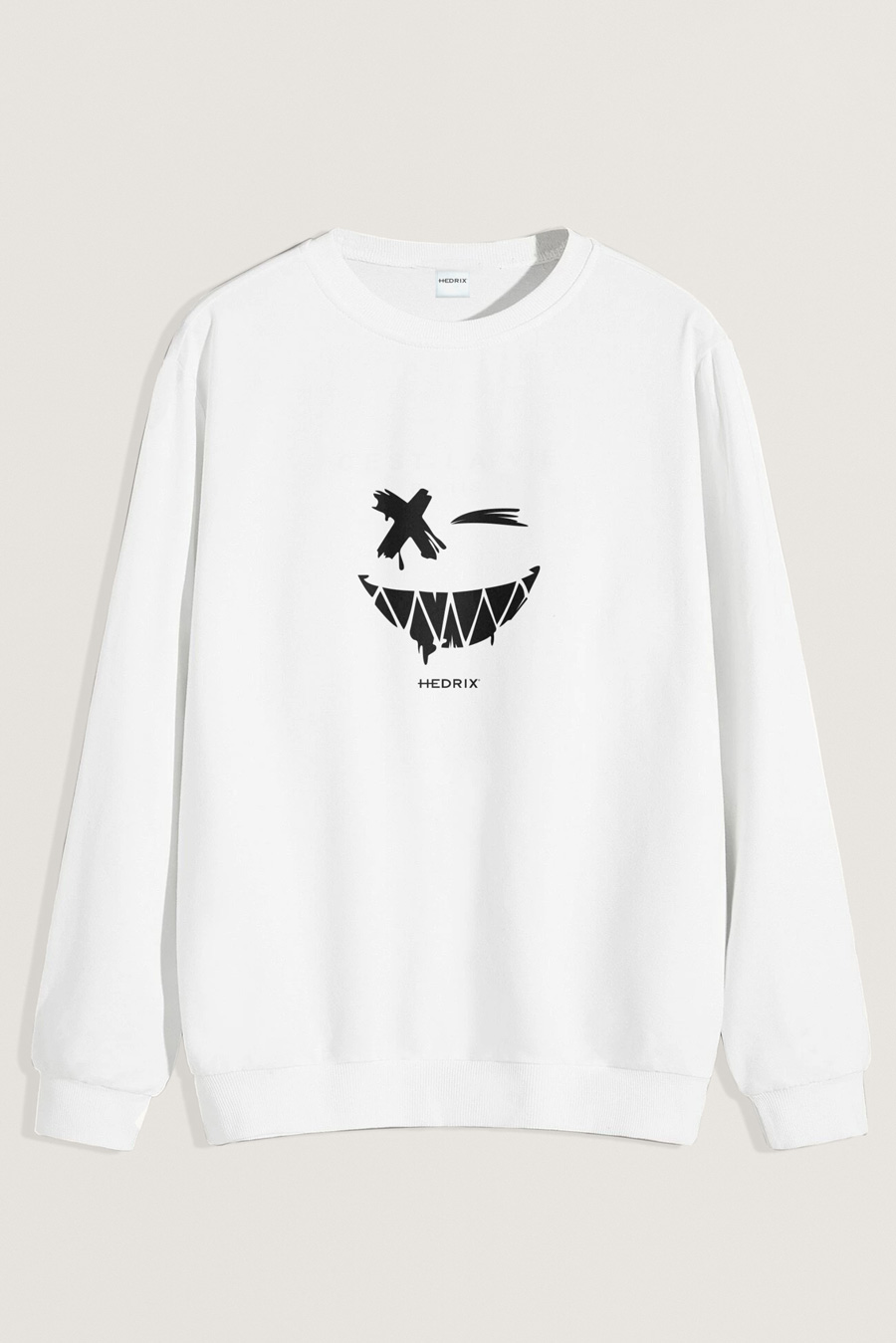 Sweatshirt in White Color with Angry Smiley Print full-sweatshirt_front-isolated-flat-lay-aa_g0_white_0239.jpg