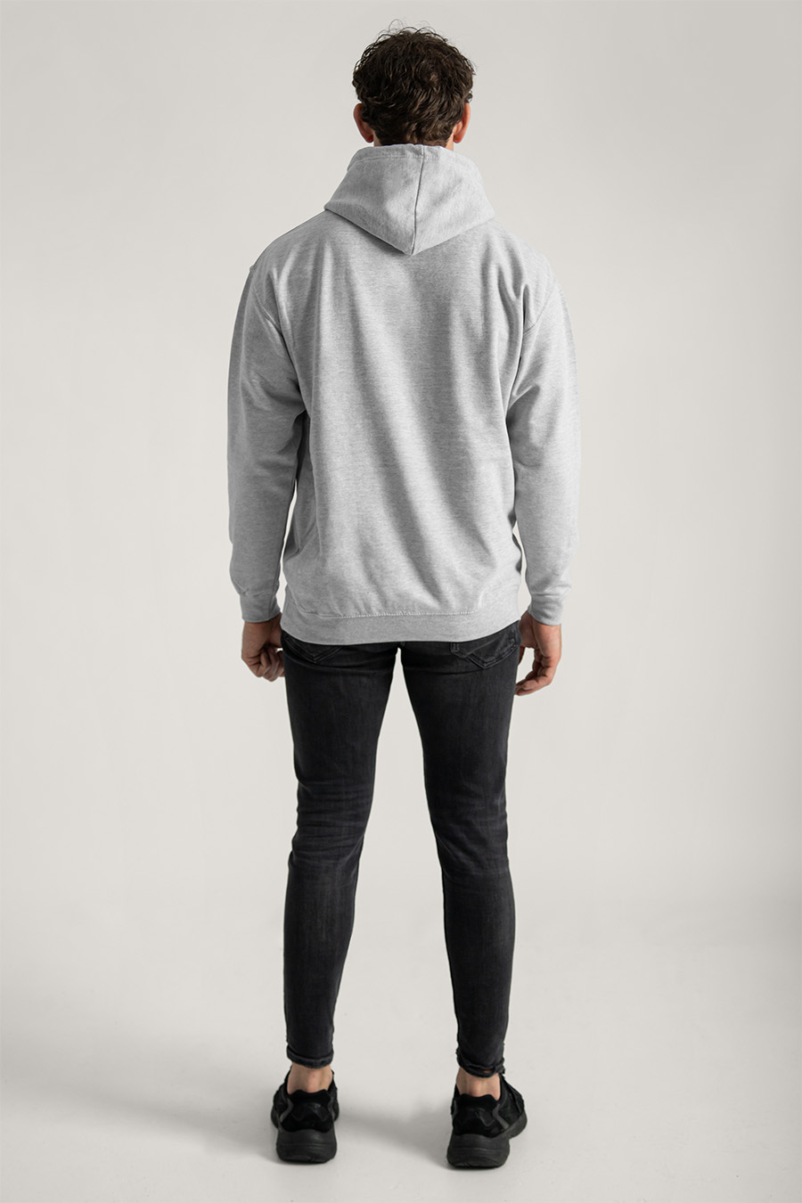 Hoodie in Grey Color with Gamers Grind Print hedrix-hoodies-xf_g9_grey_static.jpg