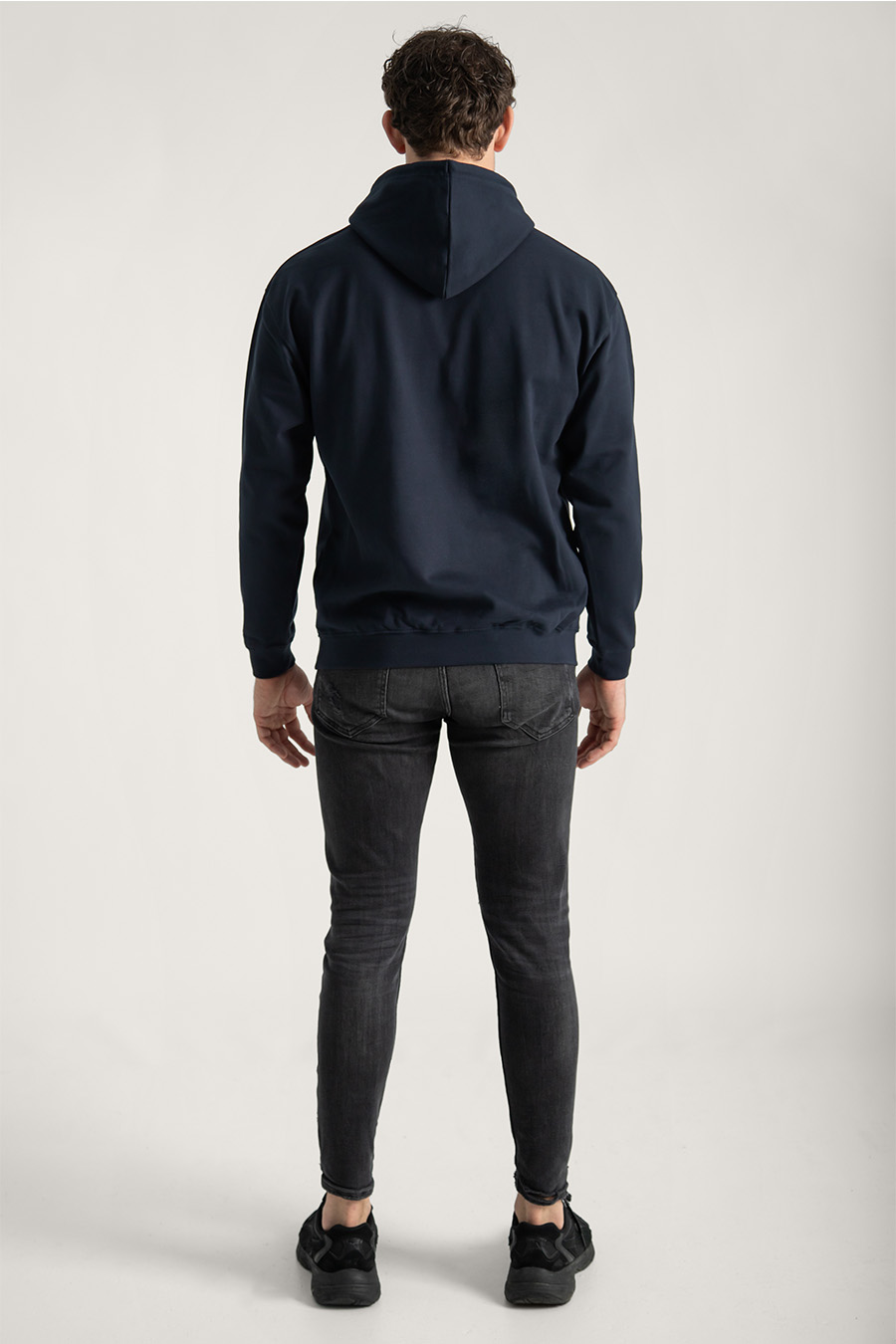 Hoodie in Blue Color with Gamers Grind Print hedrix-hoodies-xh_g9_blue_static.jpg