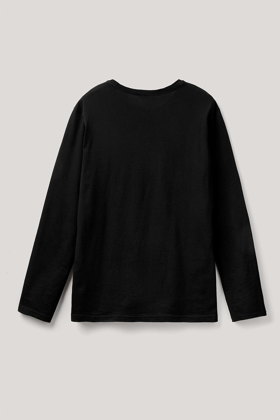 Long Sleeve T-shirt in Black Color with Wild Cards Print longsleeve-flat-lay-aa-back_g0_black_static.jpg