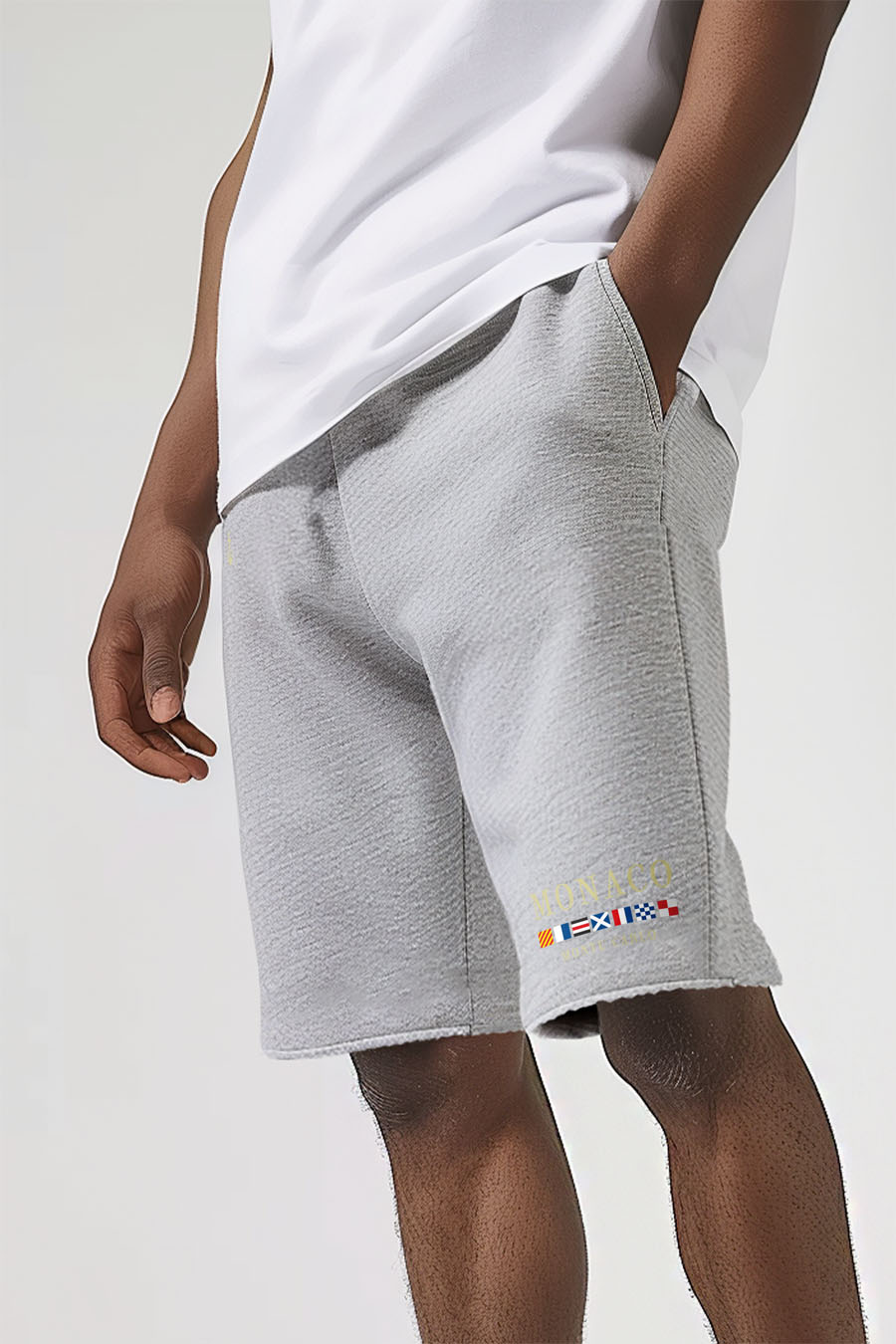 Shorts in Grey color with Monte Carlo stamp shorts-man-a-g3-front-zoom2-grey-0289.jpg