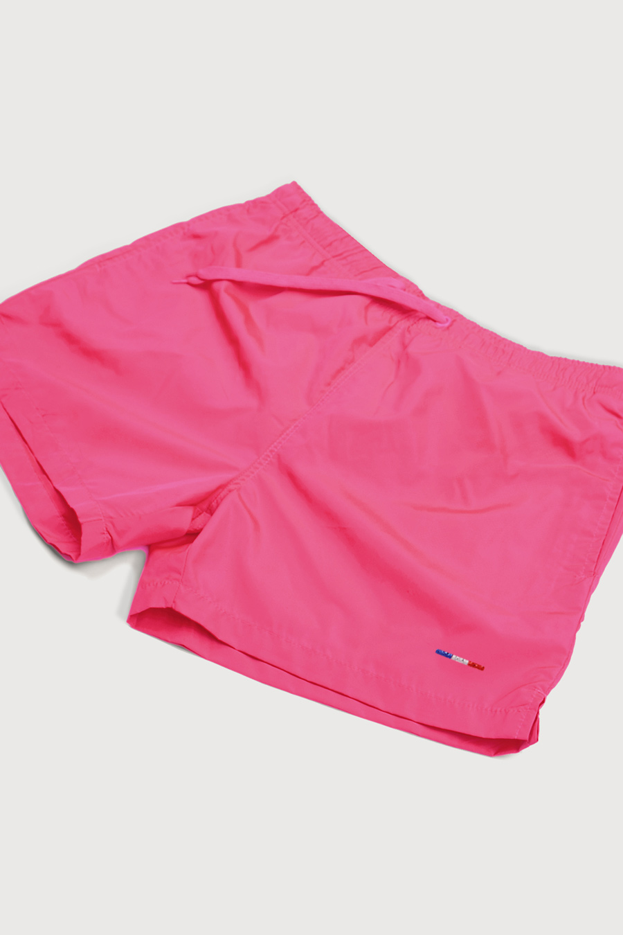 Swimming Shorts in Pink Color with French Stripe Print swimwear-a-isolated-front-zoom1-pink-1224.jpg