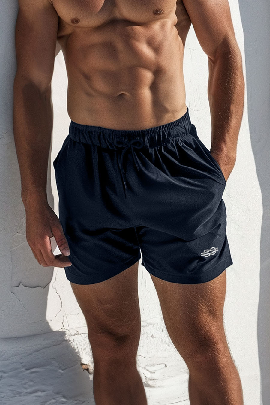 Swimming Shorts in Blue Color with Yacht Knot Print swimwear-man-a-g24-front-zoom3-blue-1285.jpg
