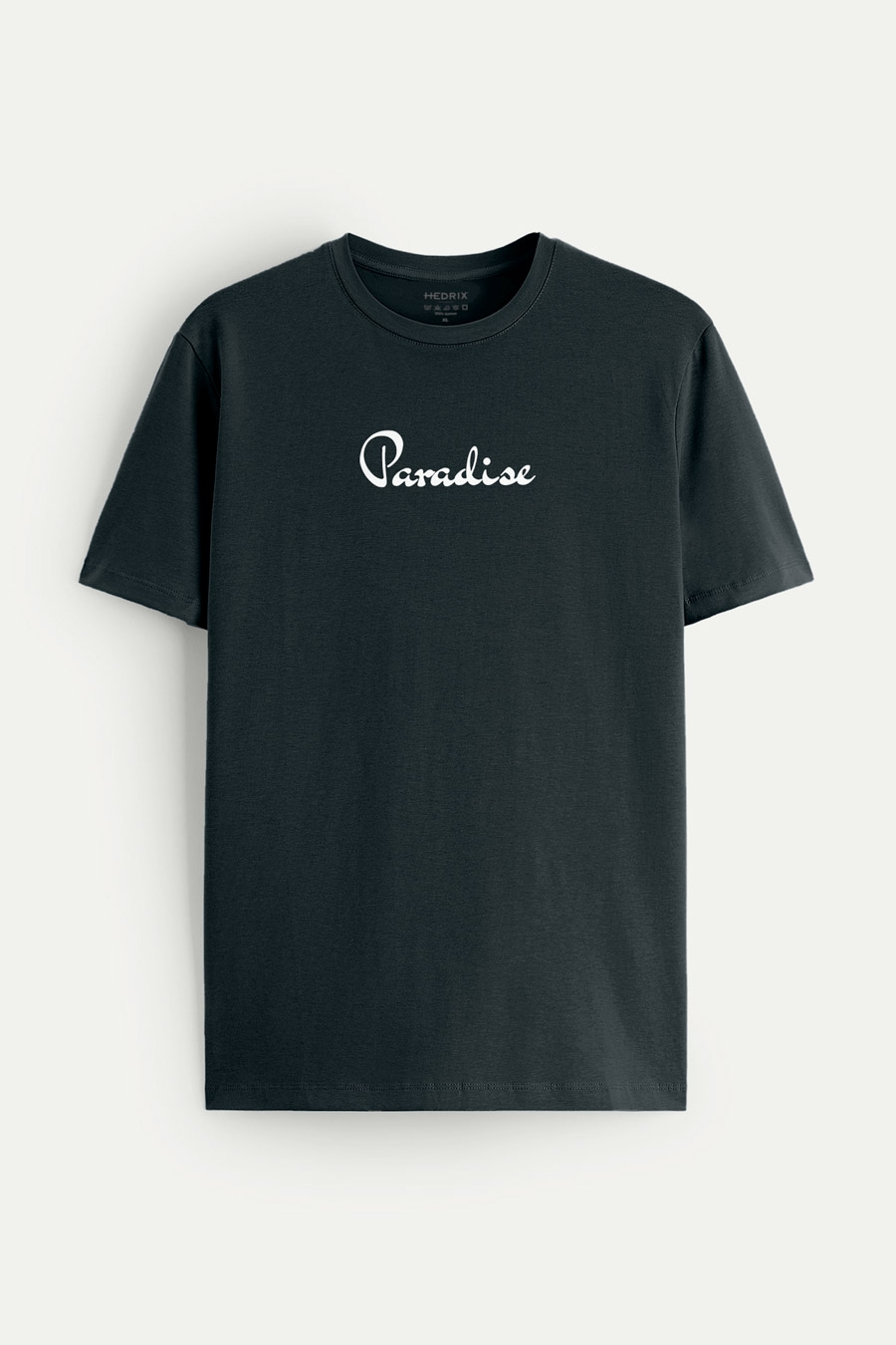 T-Shirt in Iron Grey color with Your Own Paradise Print t-shirt-man-a-isolated-front-full-iron_gray-2719.jpg